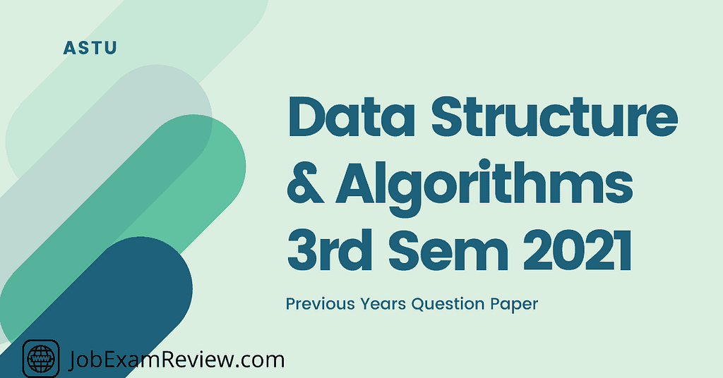 Data Structure and Algorithm 3rd sem 2021
